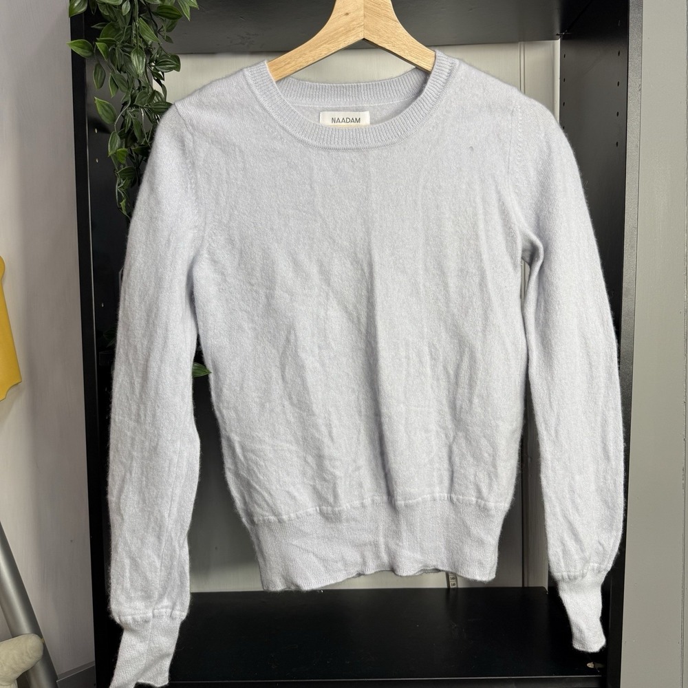 Naadam Cashmere Sweater Womens Extra Small Blue  Quite Luxury Old Money